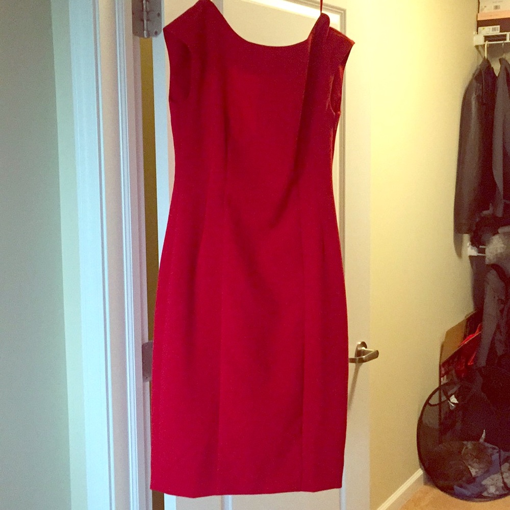 Red Anthropologie Dress